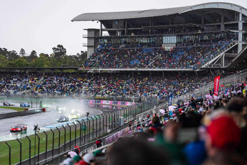 Ben Green Start im Regen in Hockenheim
